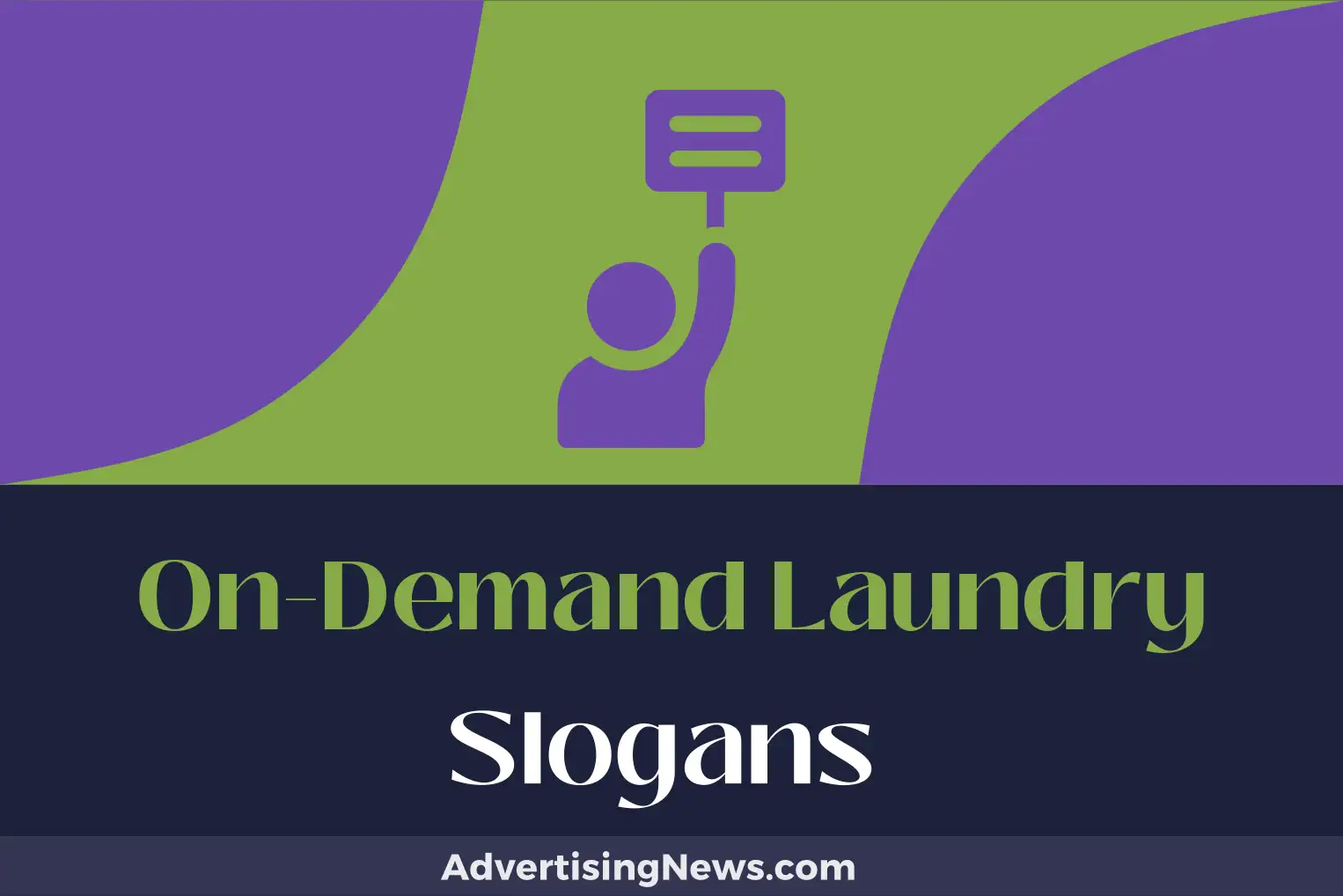 on-demand laundry slogans