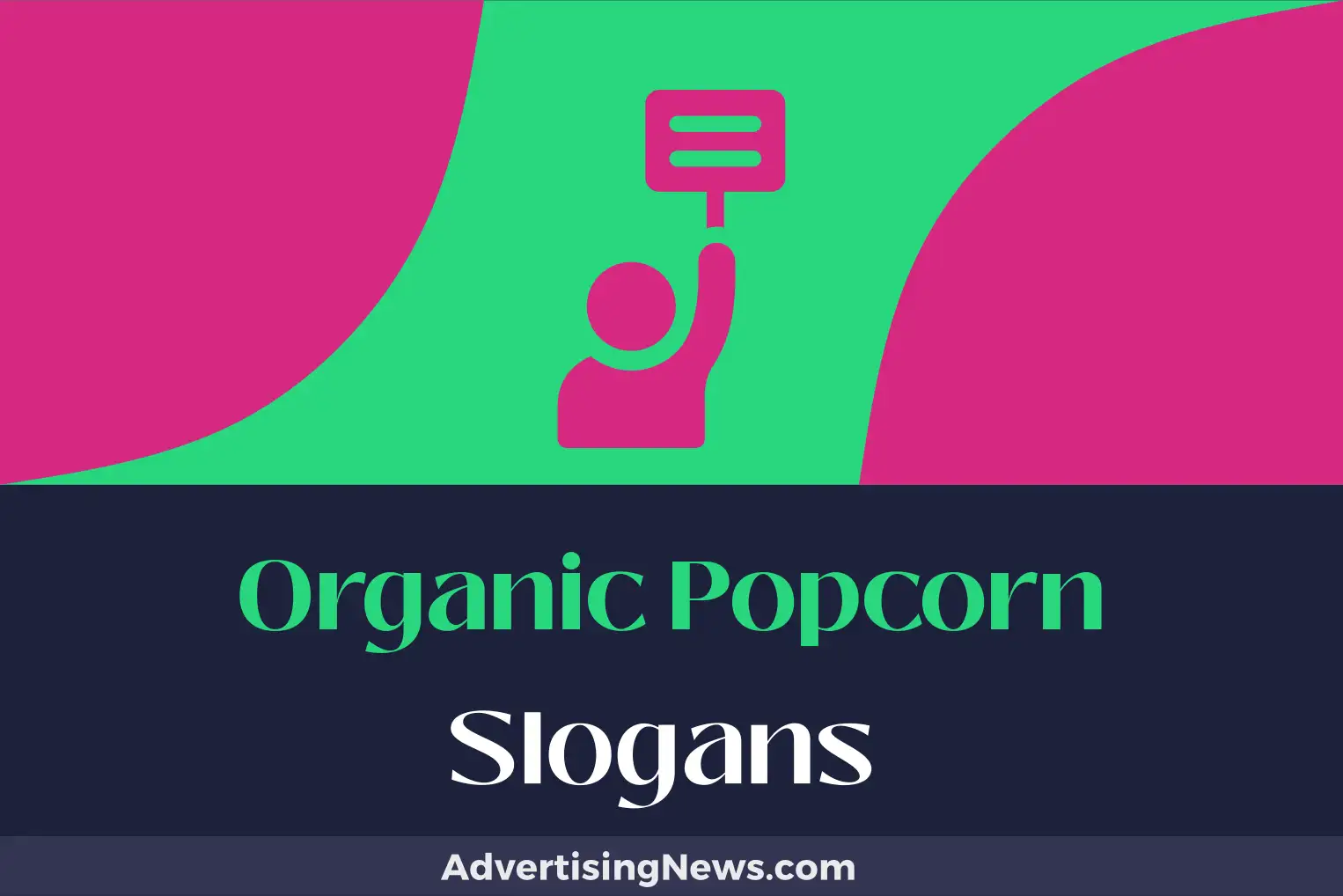 organic popcorn slogans