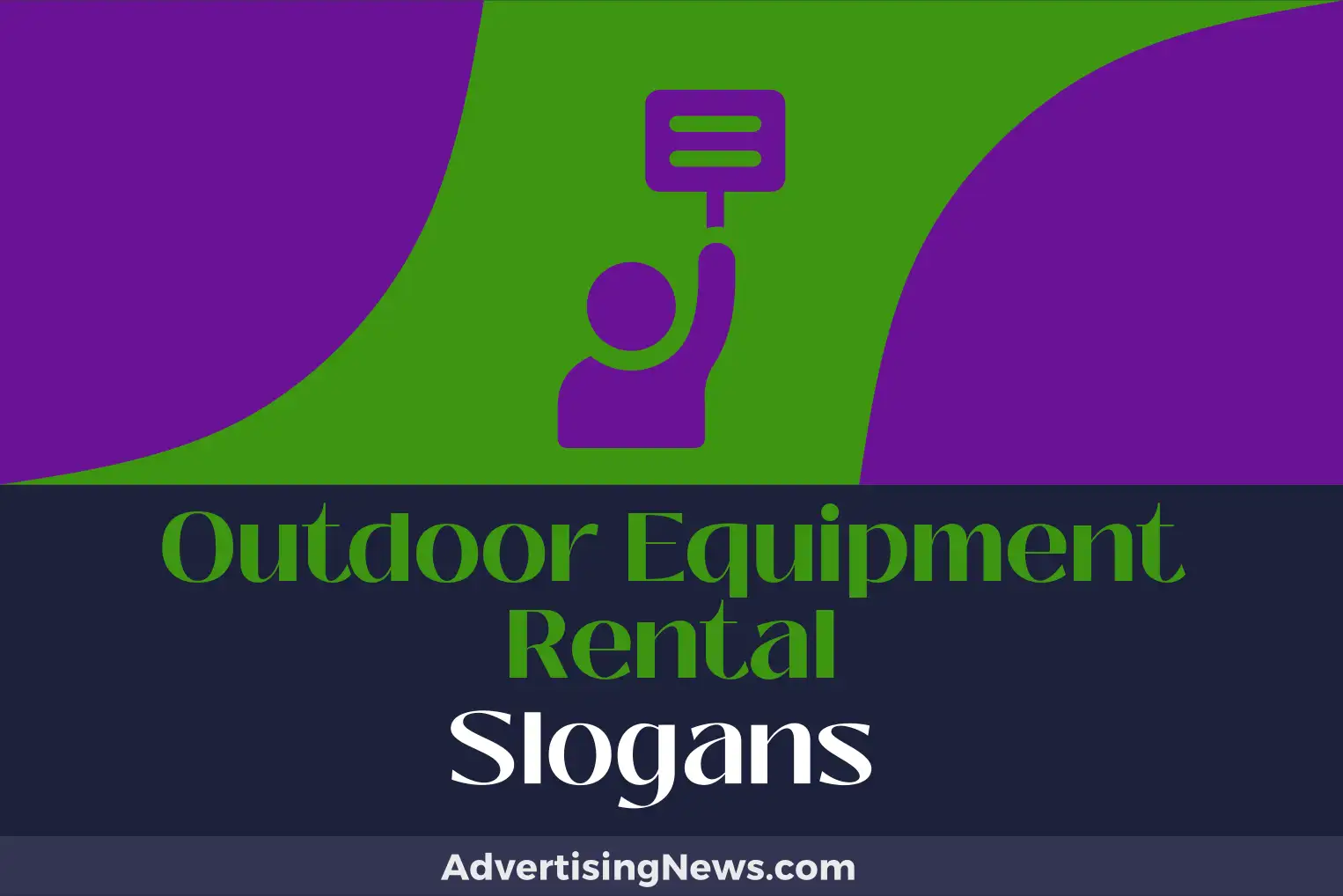 outdoor equipment rental slogans