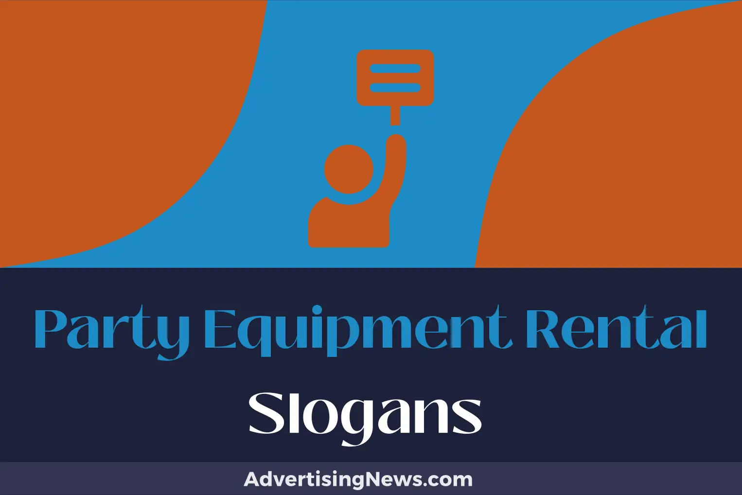 party equipment rental slogans