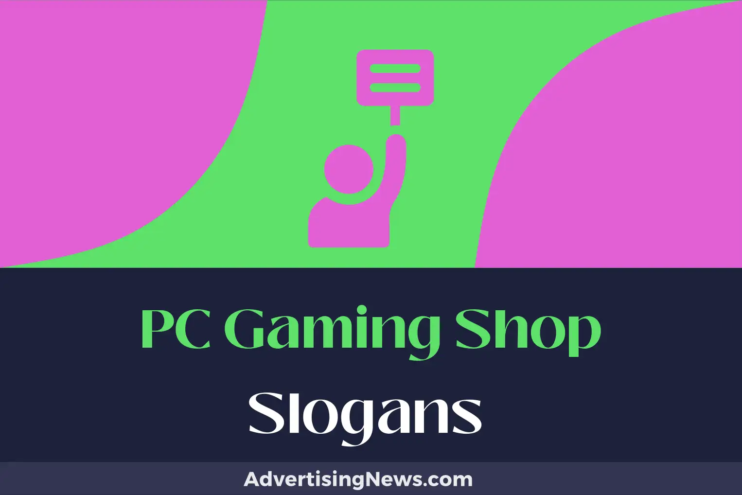 pc gaming shop slogans