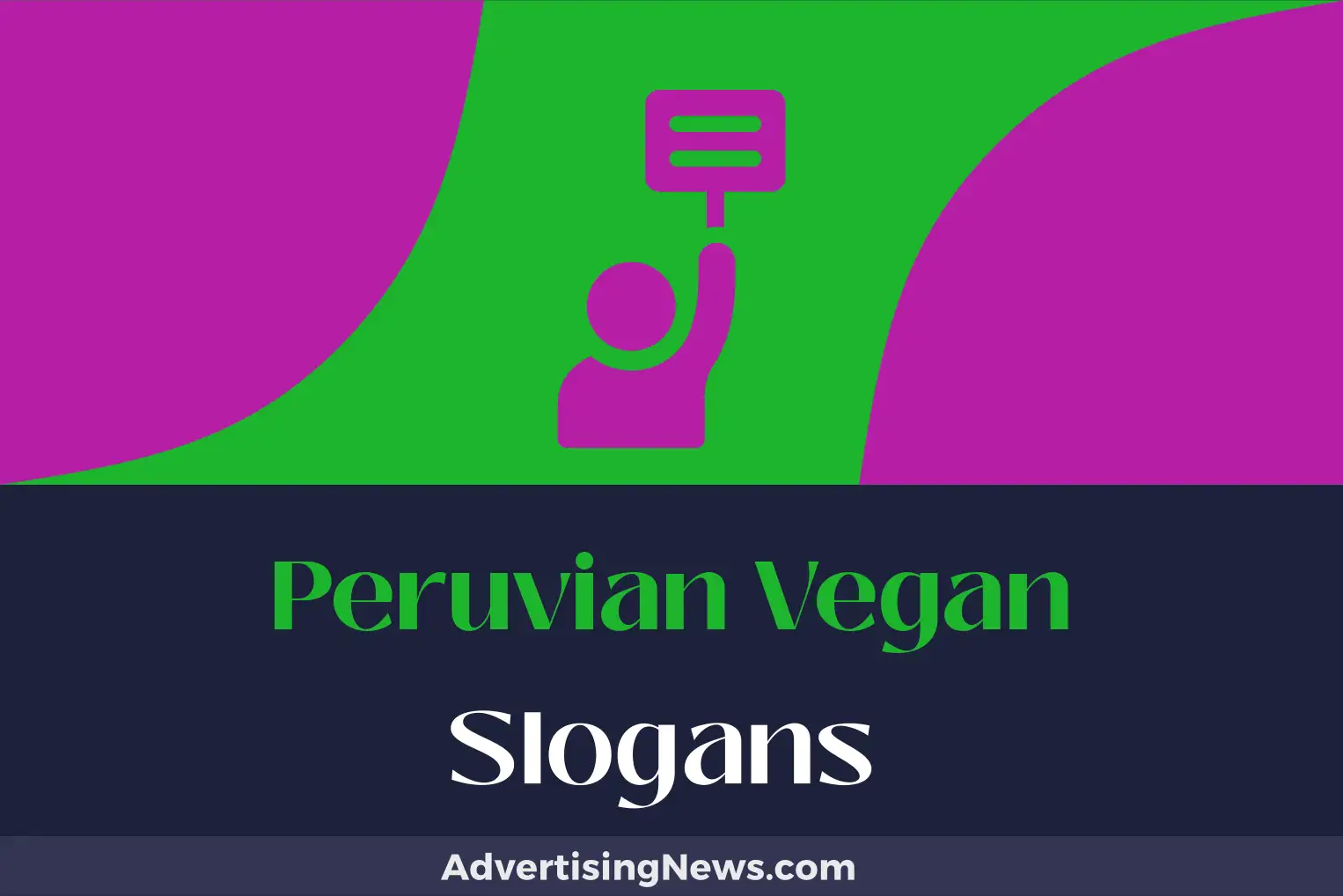 peruvian vegan slogans