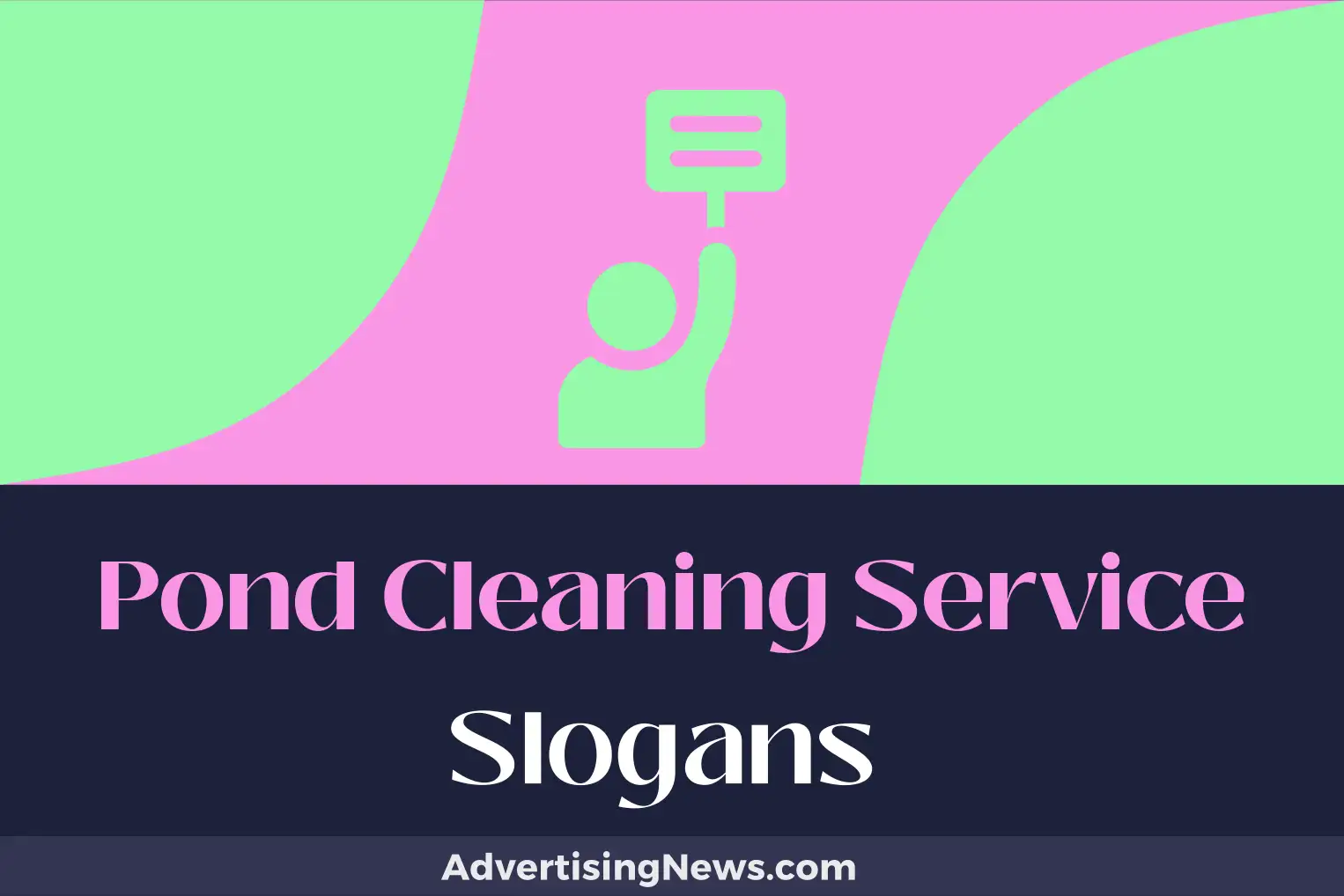 pond cleaning service slogans