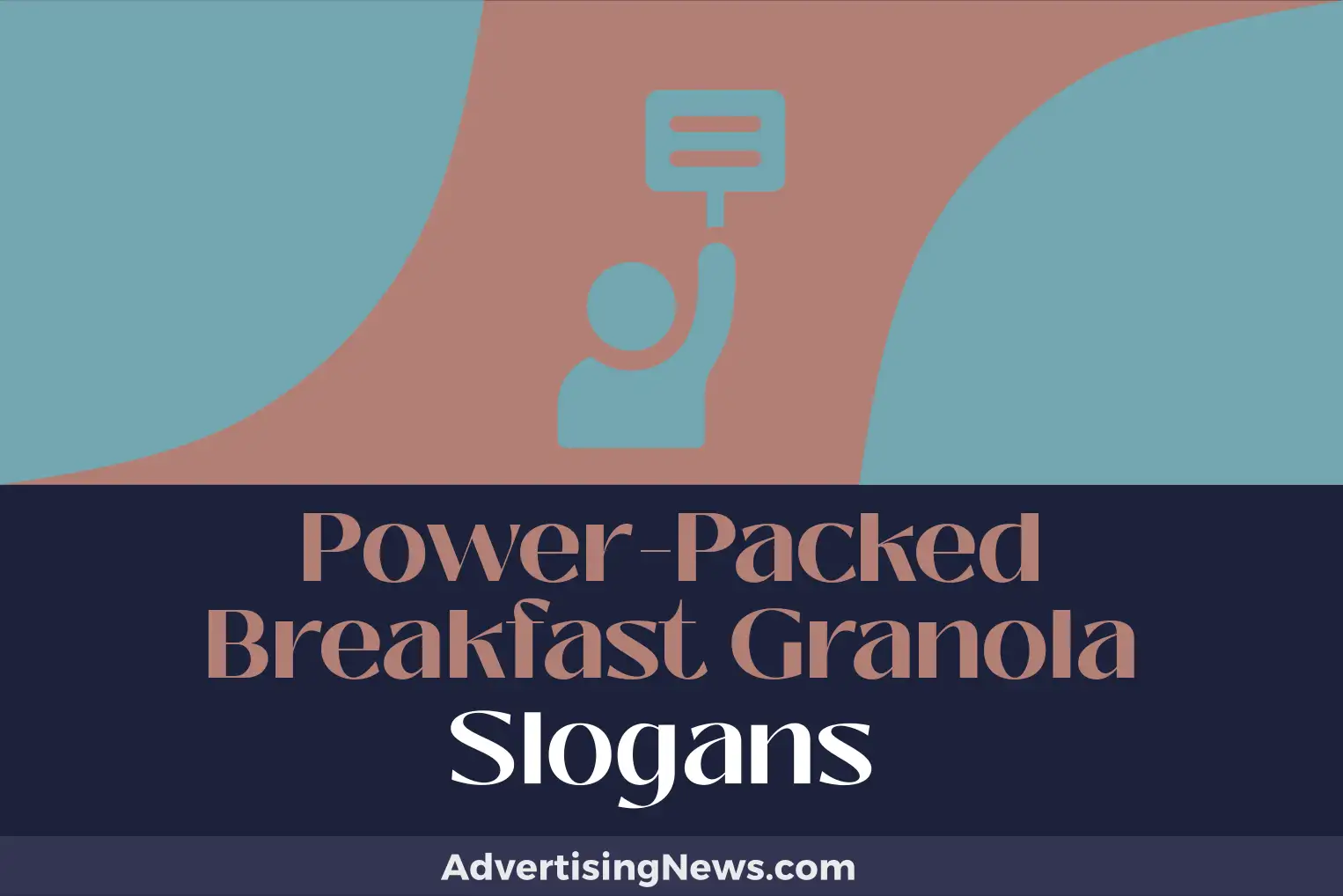 power-packed breakfast granola slogans
