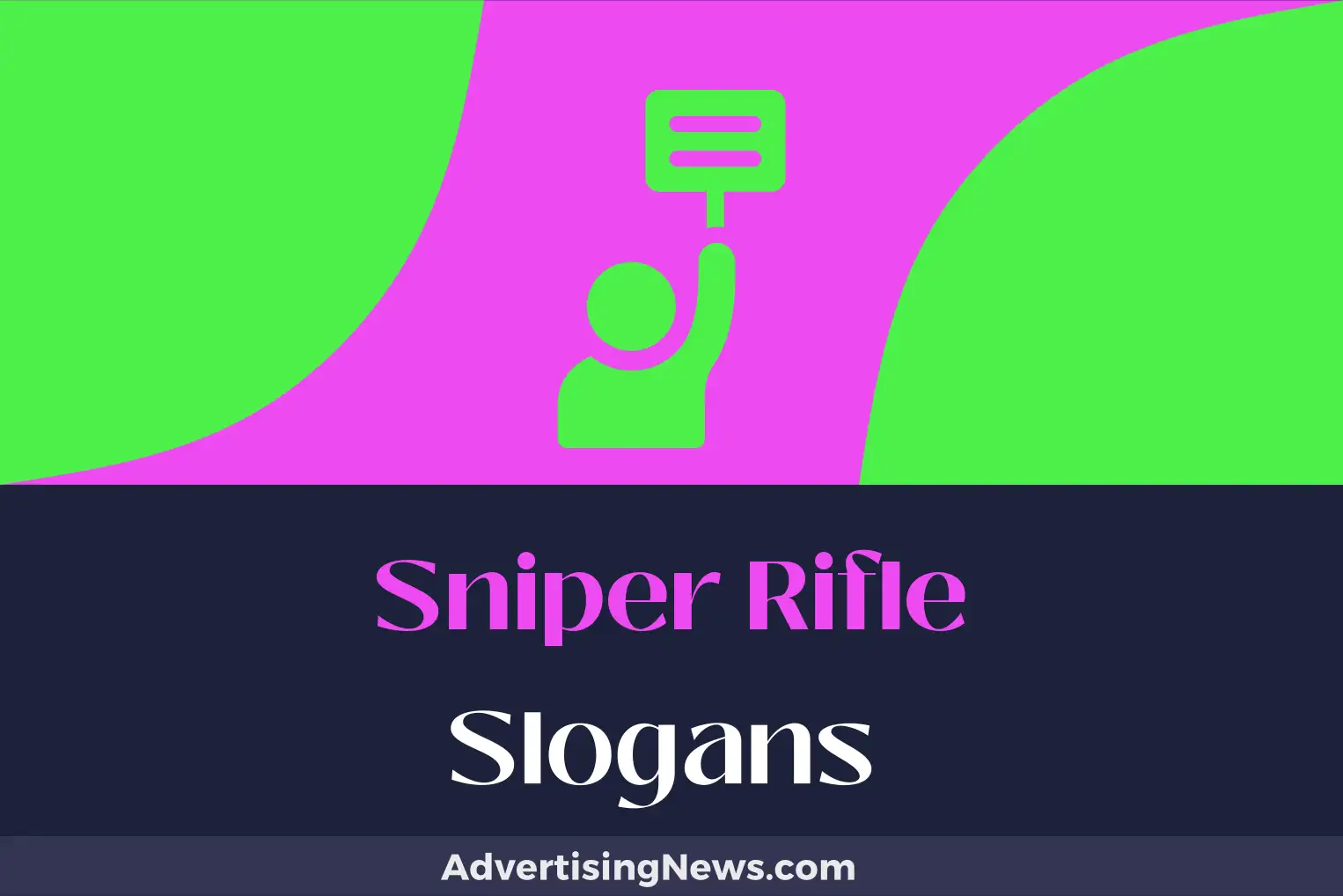 sniper rifle slogans