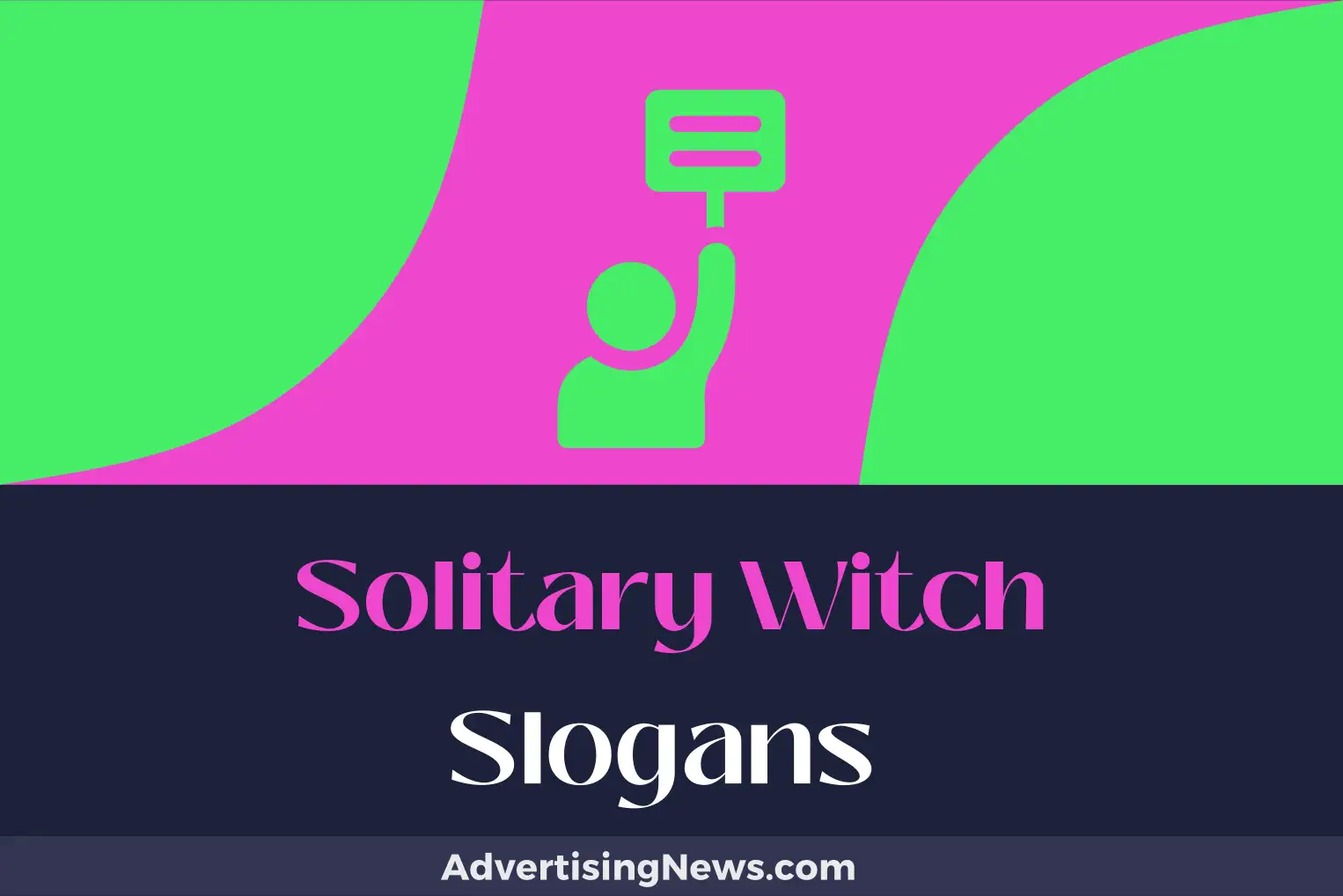 solitary witch slogans