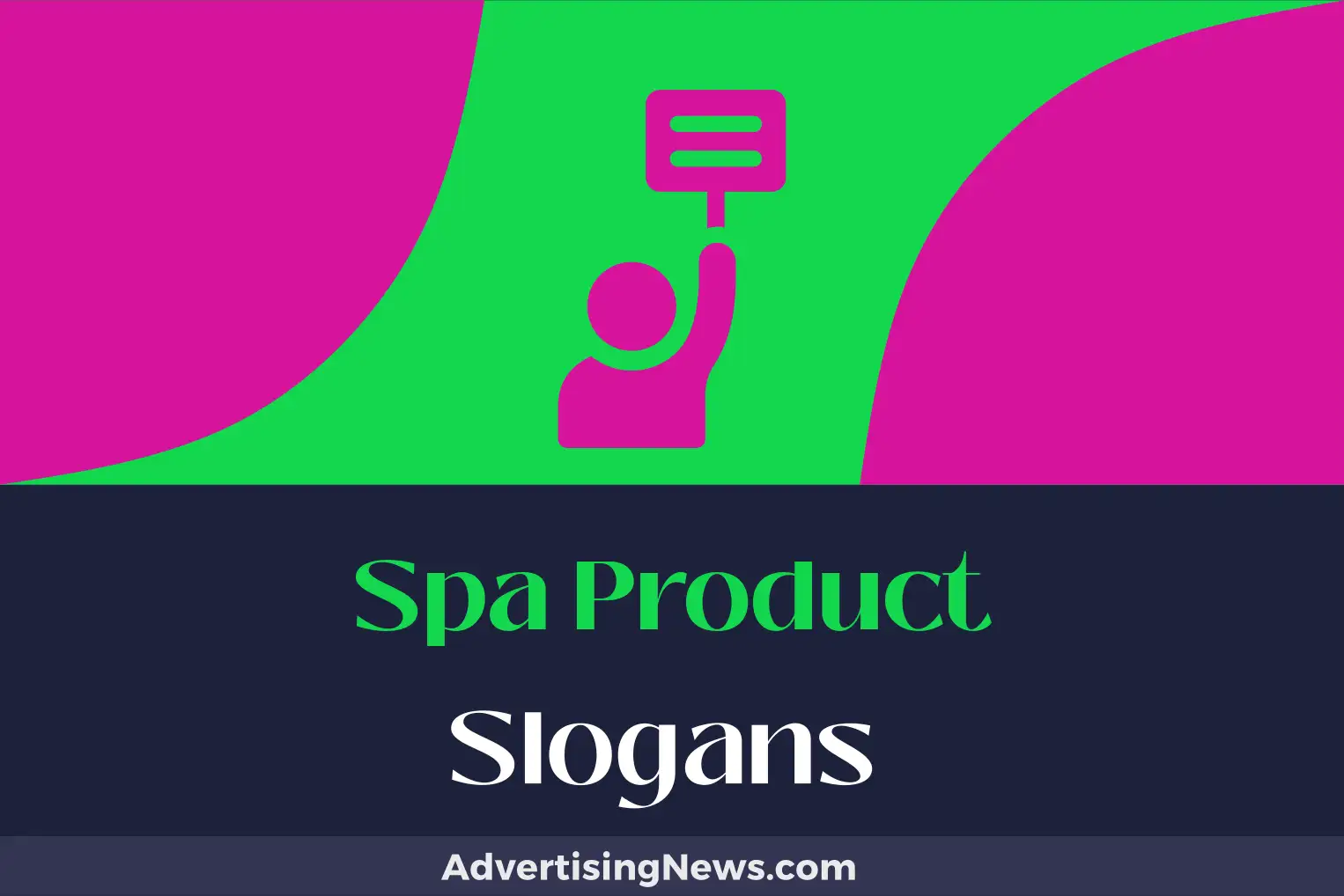 spa product slogans
