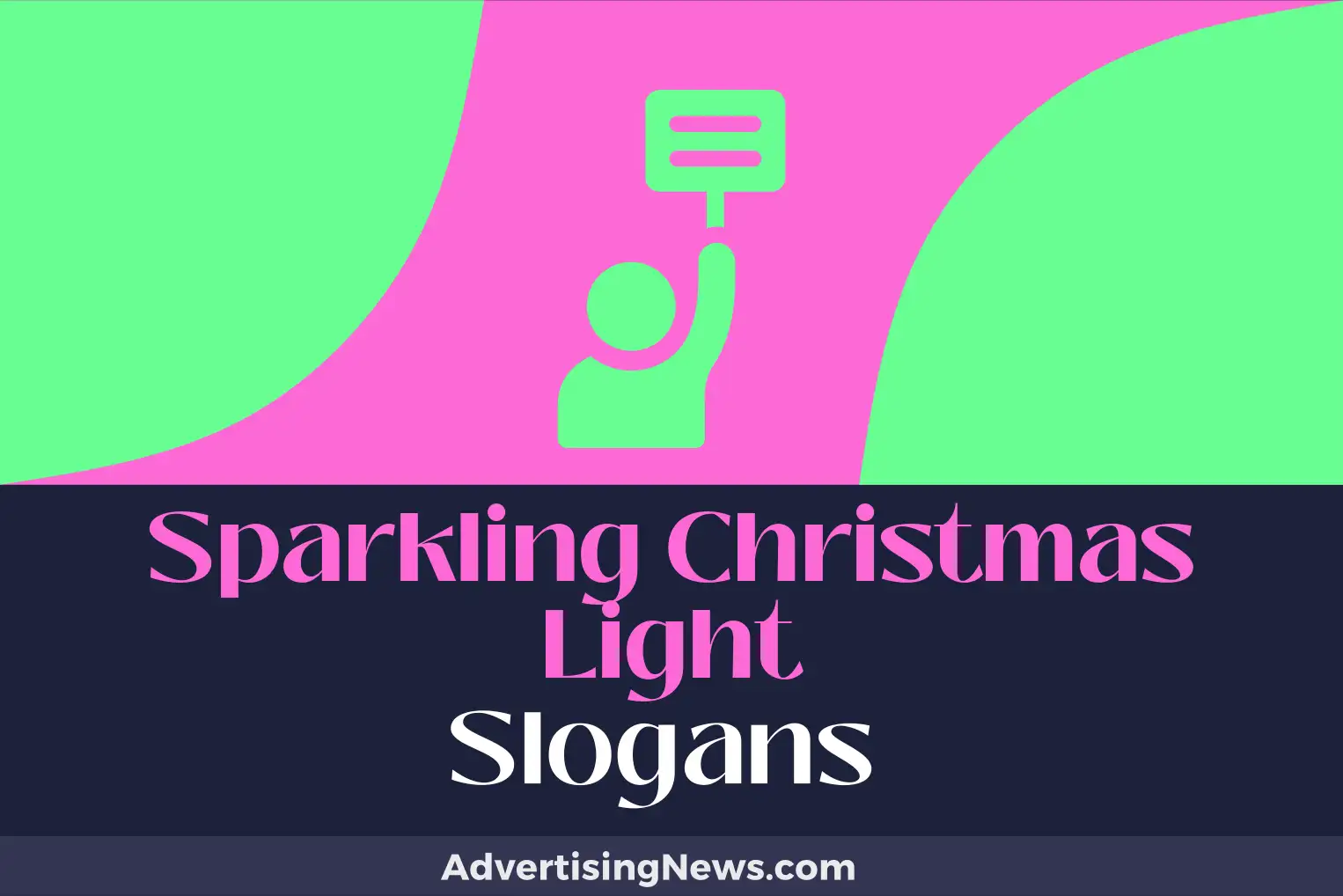 sparkling christmas light slogans