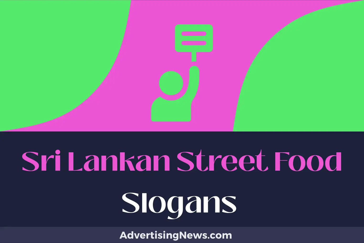 sri lankan street food slogans