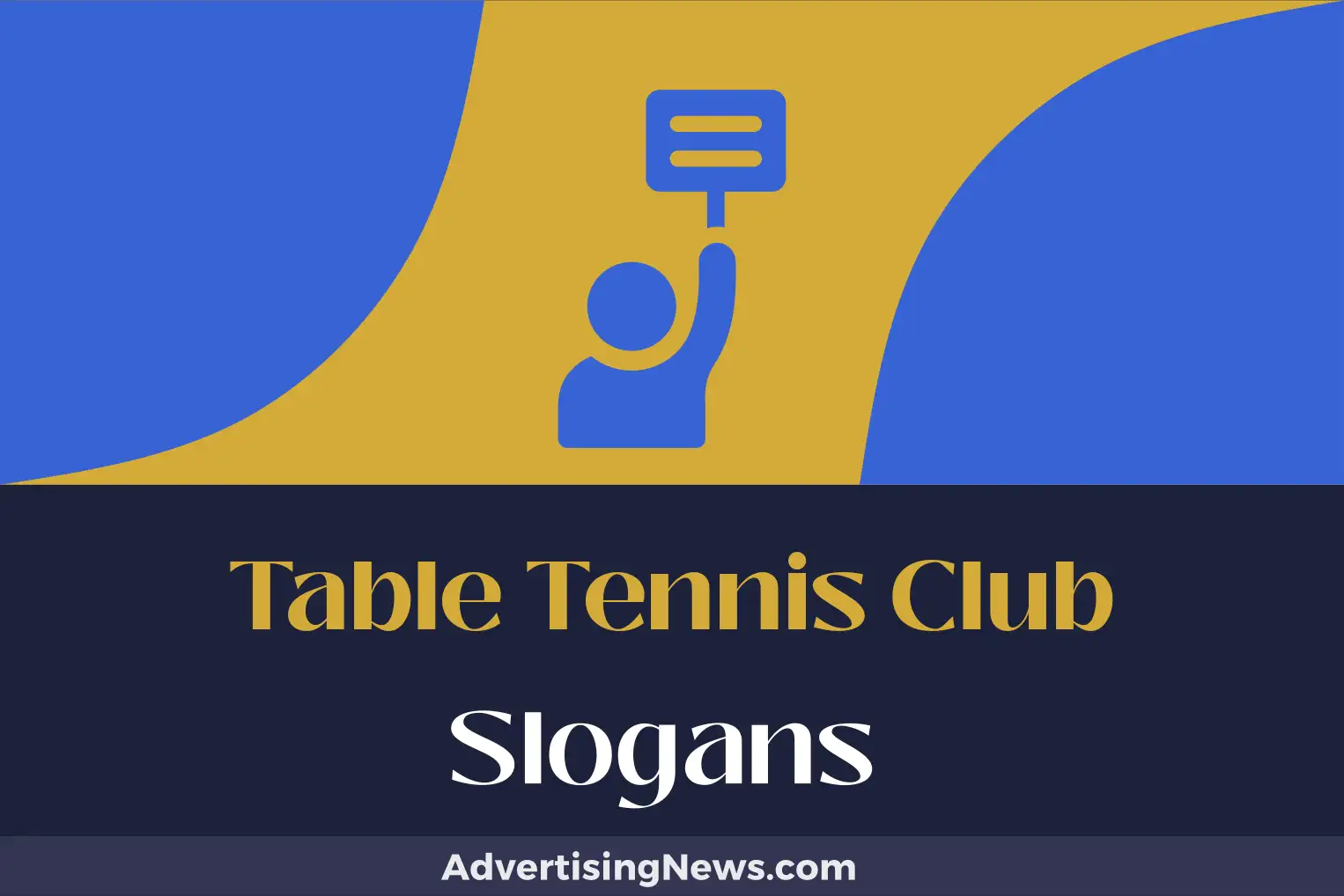 table tennis club slogans