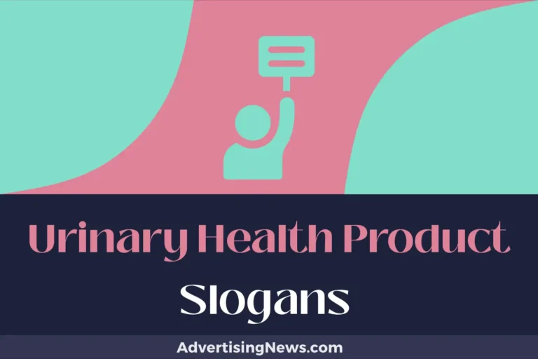 urinary health product slogans
