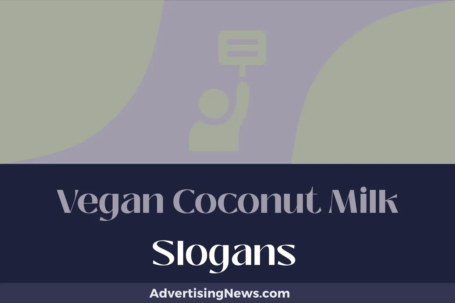 vegan coconut milk slogans