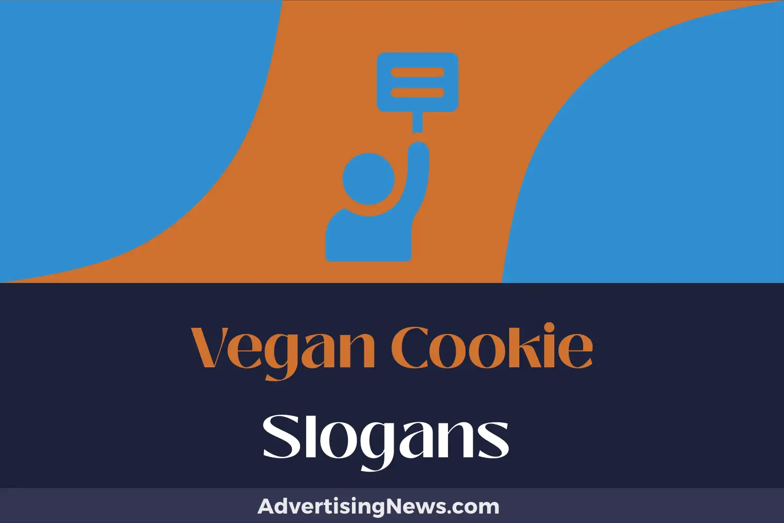 vegan cookie slogans