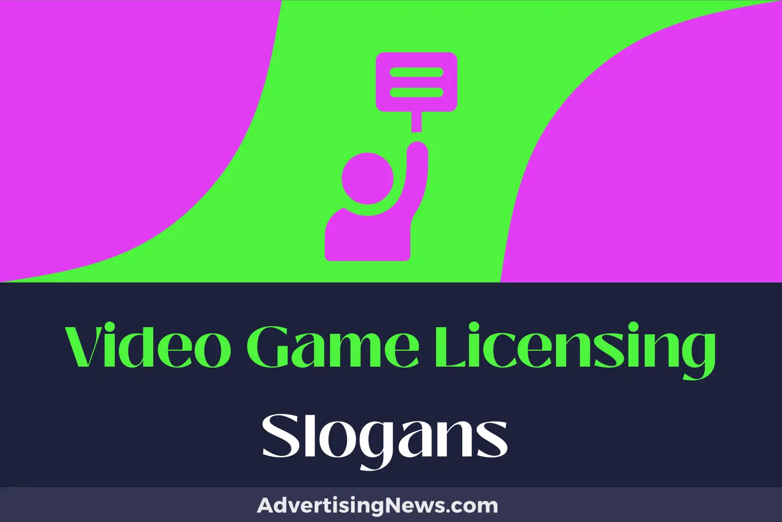 video game licensing slogans