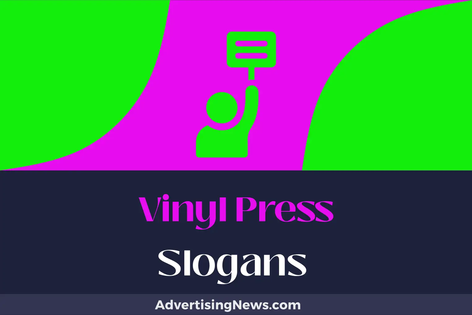 vinyl press slogans