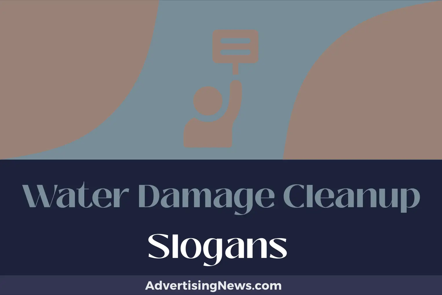 water damage cleanup slogans
