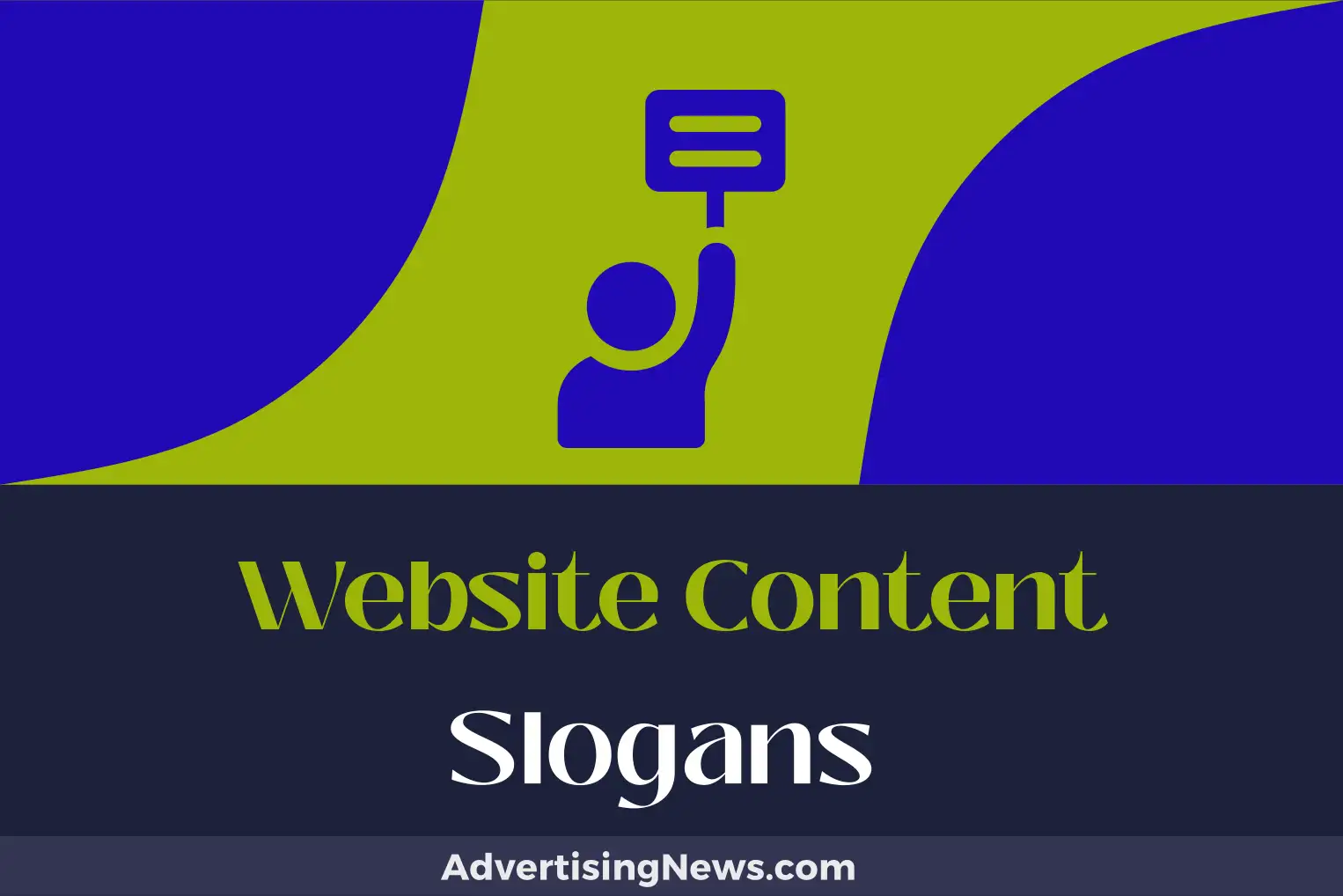 website content slogans