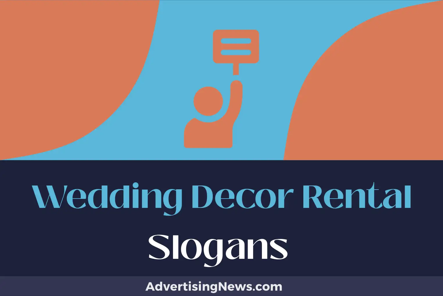 wedding decor rental slogans
