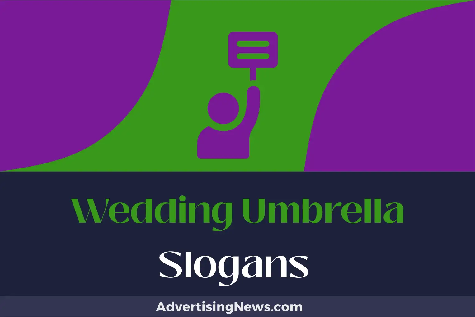 wedding umbrella slogans